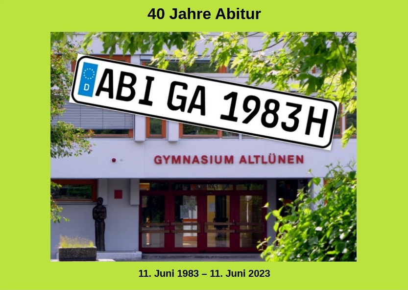 40 Jahre Abitur am Gymnasium Altlünen